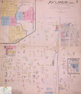 Aylmer, Ontario Fire Insurance Plan, March 1922 - Sheet 1 thumbnail